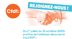 Profitez de l'adhésion découverte à la CFDT, rejoignez-nous ! - Interco:CFDT